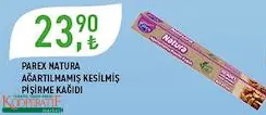 PAREX NATURA AĞARTILMAMIŞ KESİLMİŞ PİŞİRME KAĞIDI PAREX NATURA AĞARTILMAMIŞ KESİLMİŞ PİŞİRME KAĞIDI